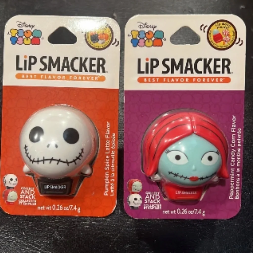 Lipsmacker Tsum Tsum Lip Balm, Jack & sally New in package Nightmare before Xmas